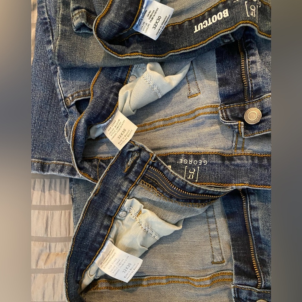 👖Bundle #1- Men’s 32x30 George Bootcut Jeans- 3 pairs - Picture 4 of 13